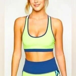 Fourlaps Womens Infinity Womens Fitness Running Sports Green Navy NWT Size XXL